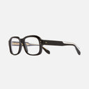 An image of the 9852 Rectangle Opticals Black frame side view with arms open