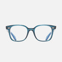 An image of the 9990 Round Opticals Deep Teal frame frontal view with arms open