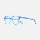 An image of the 9990 Round Opticals Blue Crystal frame side view with arms open