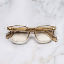 An image of the 9990 Round Opticals in Granny Chic frame frontal view with arms closed marble background