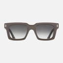 An image of the 1386 Square Sunglasses Mud frame frontal view with arms open