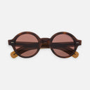 An image of the 1396 Rectangle Sunglasses Vintage Sunburst frame frontal view with arms closed