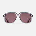 An image of the 1397 Square Sunglasses Nude Pink frame frontal view with arms open