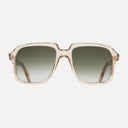 An image of the 1397 Square Sunglasses Granny Chic frame frontal view with arms open