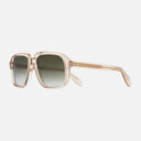 An image of the 1397 Square Sunglasses Granny Chic frame side view with arms open