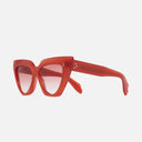 An image of the 1407 Cat Eye Sunglasses Rouge frame side view with arms open