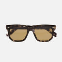 An image of the 1410 Square Sunglasses Grey Havana frame frontal view with arms closed