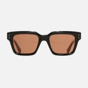 An image of the Cutler and Gross 1434 Square Sunglass frame side view with arms open in white background.