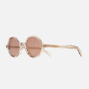 An image of the GR01 Round Sunglasses Granny Chic frame side view with arms open