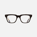 An image of the 1381 Blue Light Filter Square Opticals in Black on Camo frame frontal view with arms open