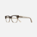 An image of the 0772V2 Square Opticals in Tobacco frame side view with arms open