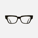 An image of the 1379 Blue Light Filter Cat Eye Opticals in Black frame frontal view with arms open