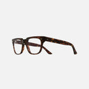 An image of the 1381 Blue Light Filter Square Opticals in Dark Turtle frame side view with arms open