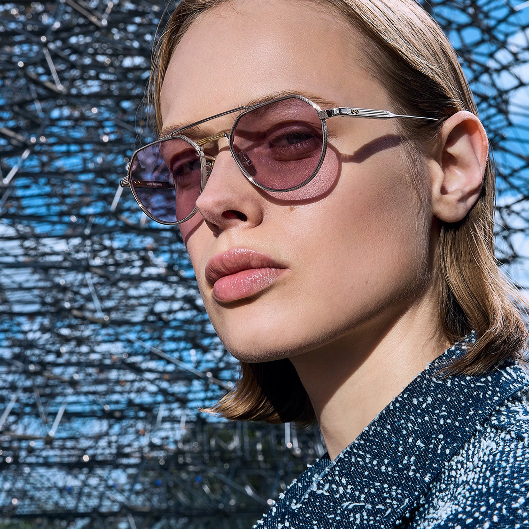 Draycott 1426 Titanium Round Sunglasses – Cutler and Gross