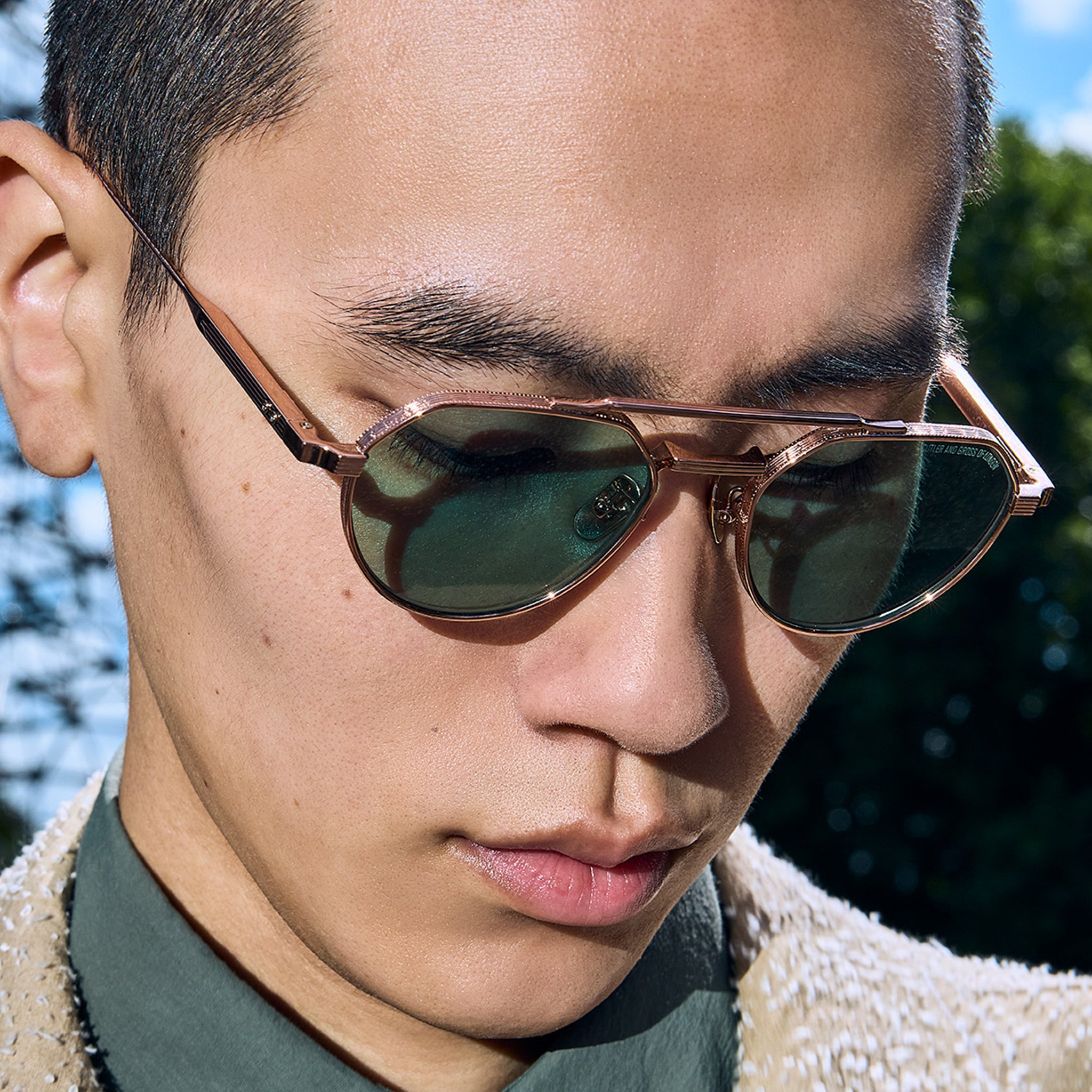 Draycott 1426 Titanium Round Sunglasses – Cutler and Gross