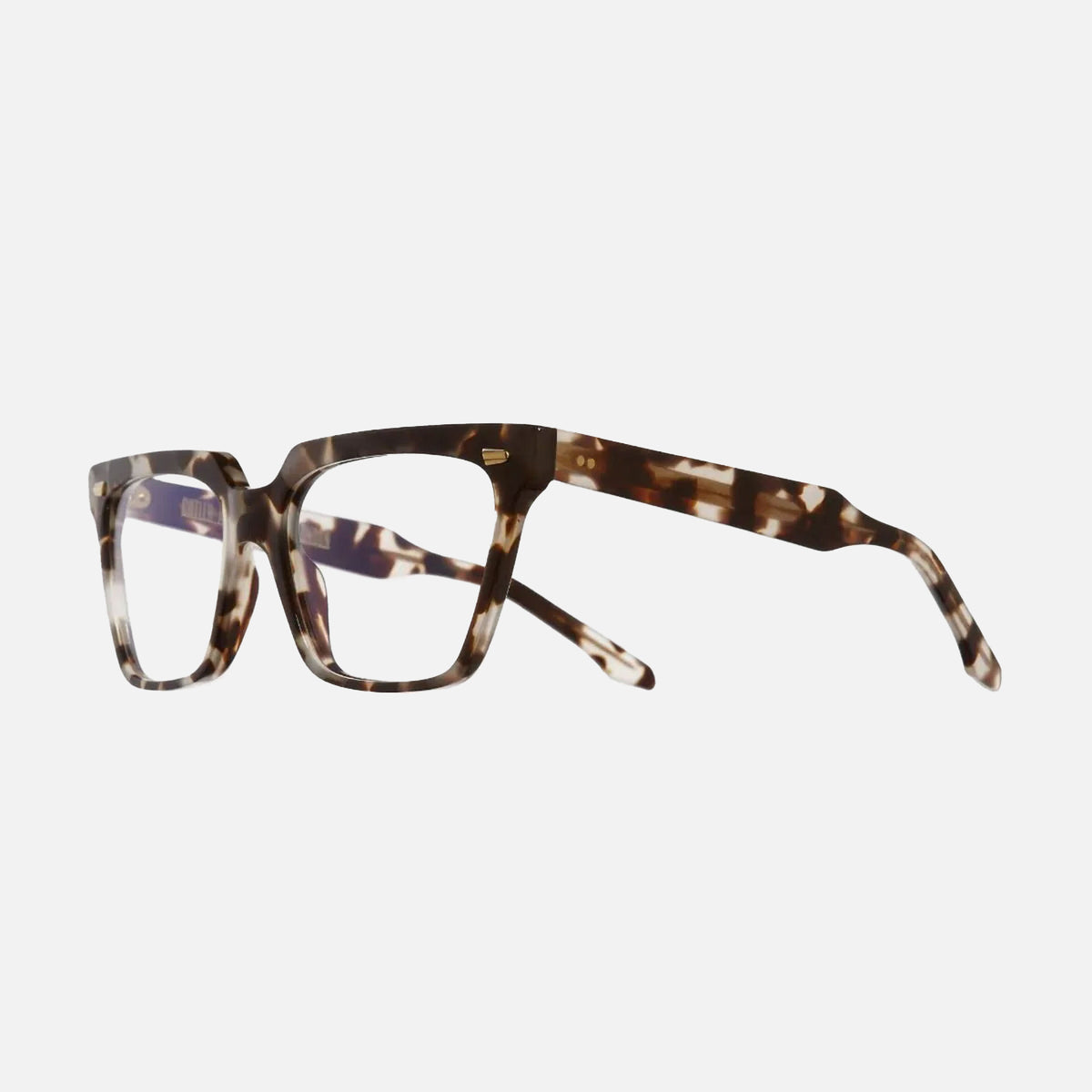 Cutler and Gross 1346 Square-Frame Glasses in Crystal Beige Cutler and Gross 1346 07 Classic Crystal Glasses - US main image 3