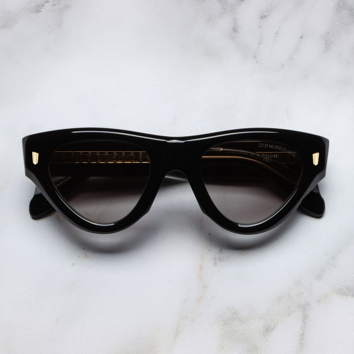 Cutler And Gross Glamorous Black Cat-Eye Sunglasses Cutler & Gross - The Great Frog Love and Death Sunglasses  main image 4