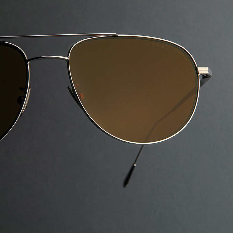 conic Plaque メタルサングラス Ф 0002 Aviator Sunglasses| Cutler and Gross