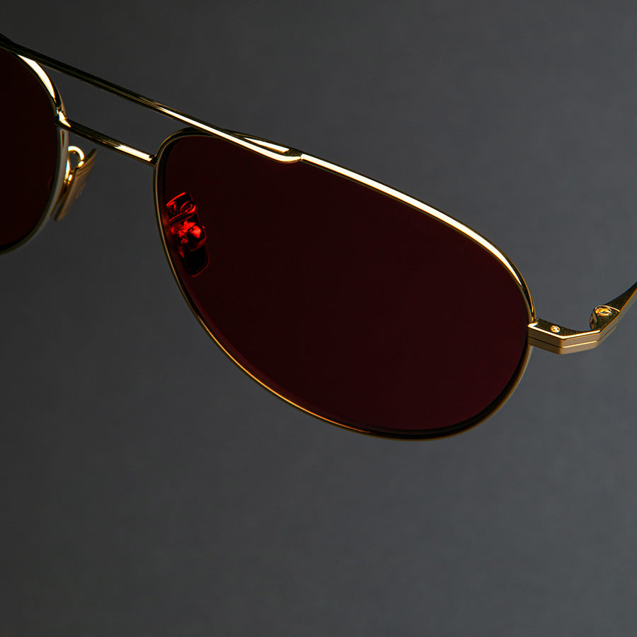 conic Plaque メタルサングラス Ф 0002 Aviator Sunglasses| Cutler and Gross