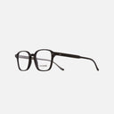 An image of the 1360 Square Opticals (Small) in Matt Black frame side view with arms open