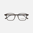 An image of the 1360 Square Opticals (Small) in Matt Black frame frontal view with arms closed