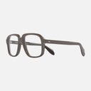 An image of the 1397 Optical Square Glasses Mud frame side view with arms open