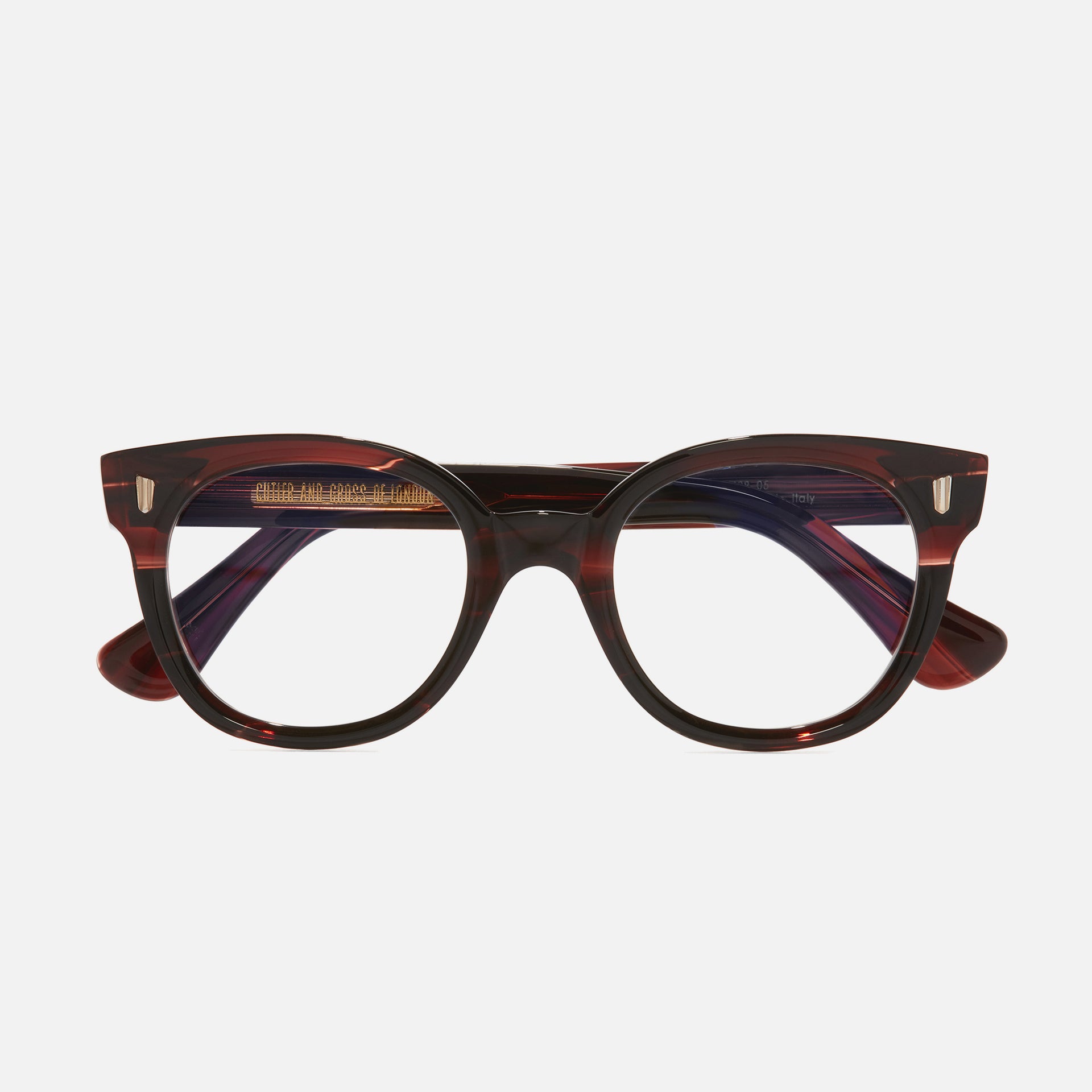 Brown Cat Eyes Specs Buy Brown Transparent Silver Full Rim Cat Eye