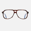 An image of the 9782 Aviator Optical in Dark Turtle frame frontal view with arms open