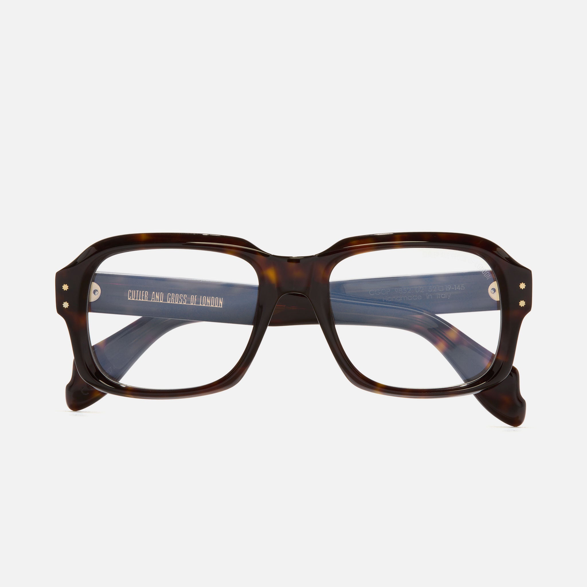 【関税込み】Cutler and Gross ブラック 9852 スクエアメガネ Cutler and Gross 9852 01 Optical Frame Black - eye-oo.com