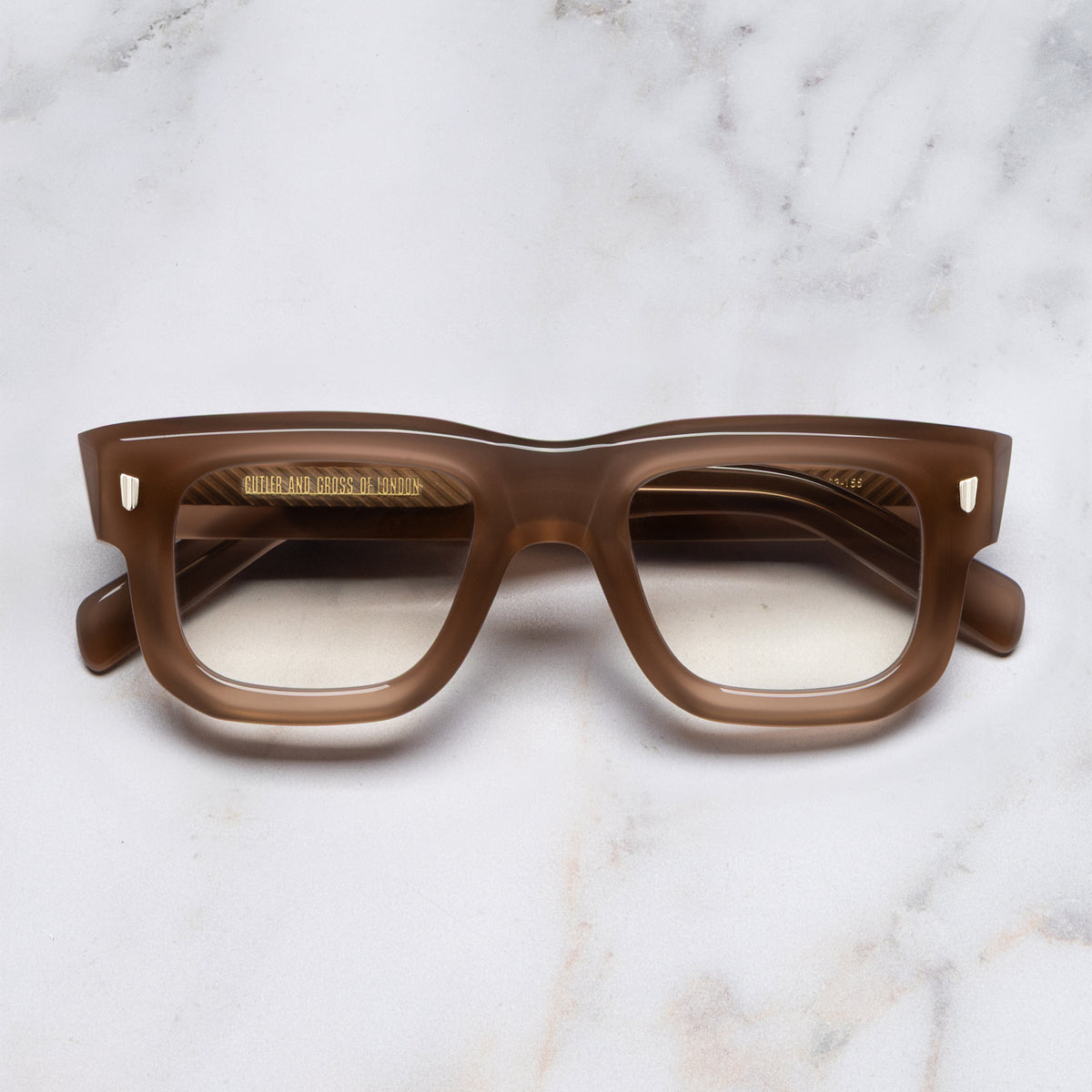 NIB Authentic Cutler and Gross CGSN1366 02 Matte Brown Sunglasses 56mm Box +Cert Cutler And Gross | The GR15 Sunglasses in Multi Olive  main image 3