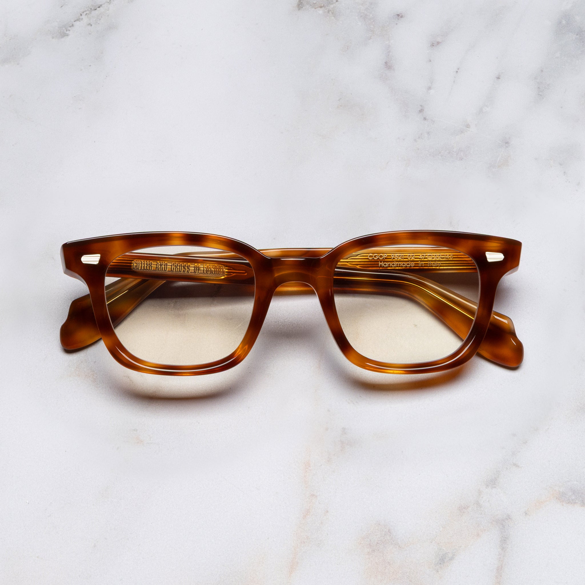 小物 CUTLER AND GROSS 0851 B 9521 Square Optical Glasses (Small)| Cutler and Gross
