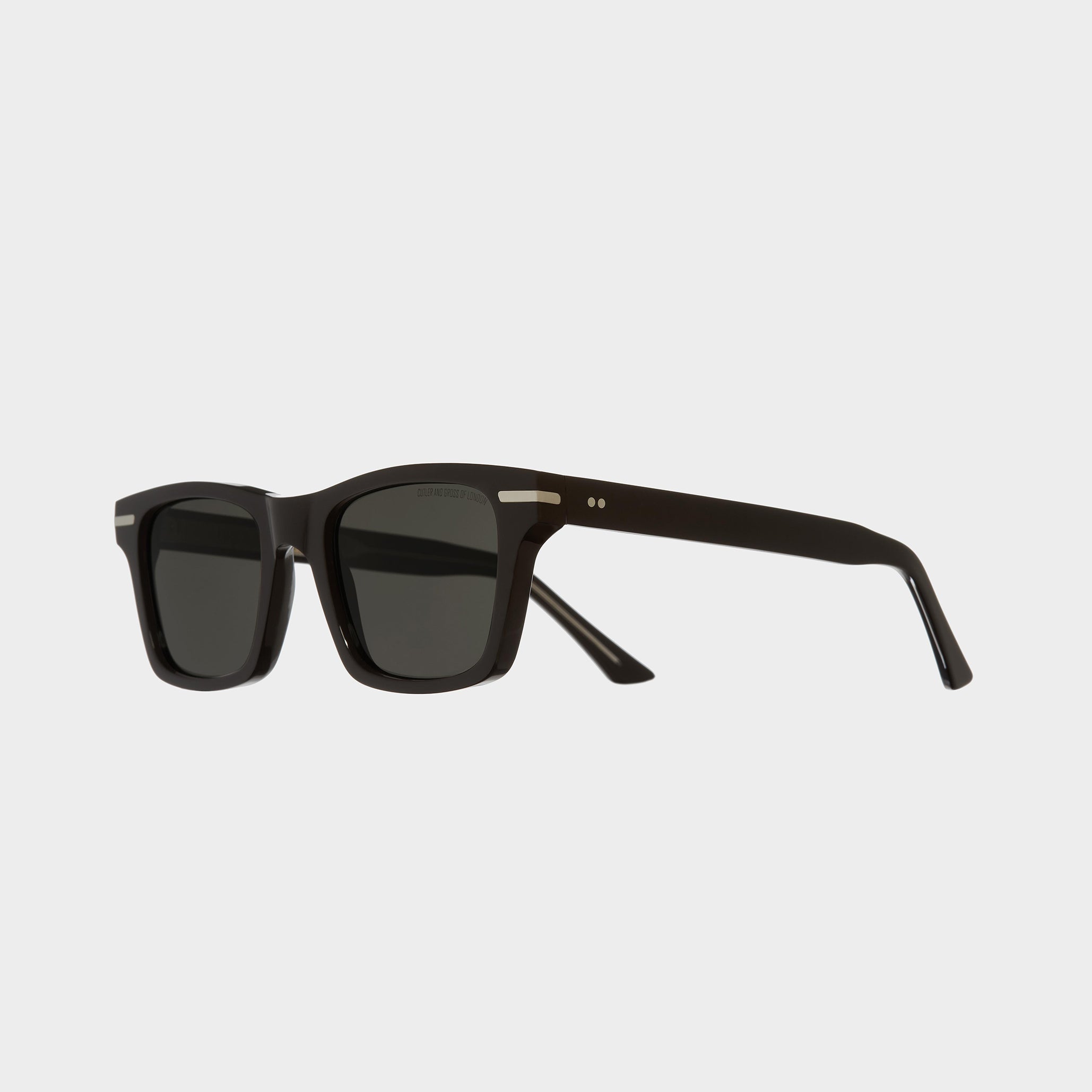 cutler and gross 1337 Rectangle Sunglasses Black Top Sale