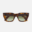 An image of the 1422 Square Sunglasses Old Brown Havana frame frontal view with arms closed