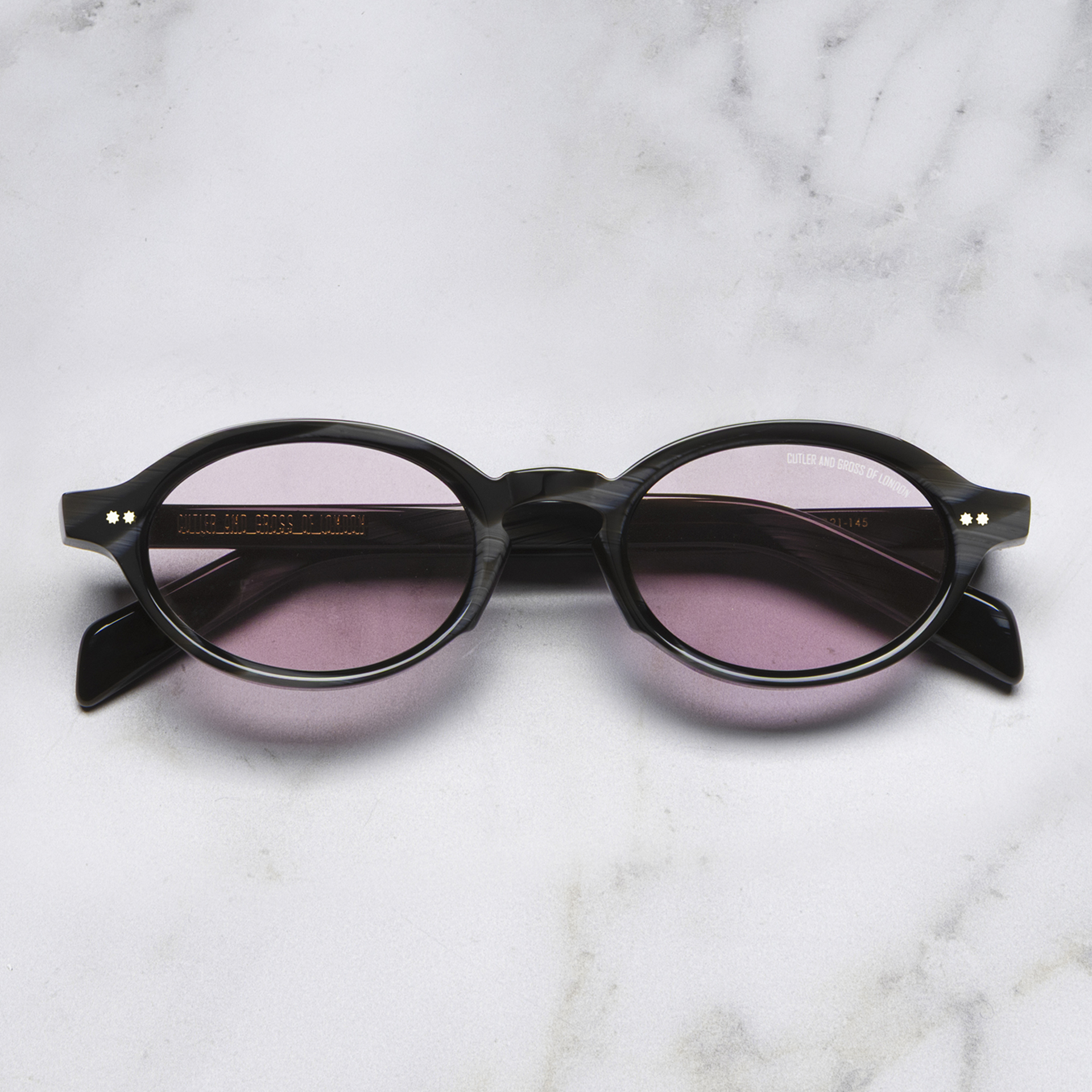 Cutler & Gross ラウンドサングラス ワイヤーフレーム GR13 Oval Sunglasses – Cutler and Gross