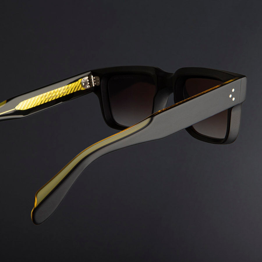 【関税込み】Cutler and Gross ブラック 1403 スクエアメガネ Cutler and Gross Black 1403 Square Glasses Cutler and Gross