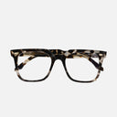 An image of the 1387 Optical Square Glasses Jet Engine Grey frame frontal view with arms closed