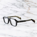 An image of the GR15 Aviator Opticals in Black frame frontal view with arms open