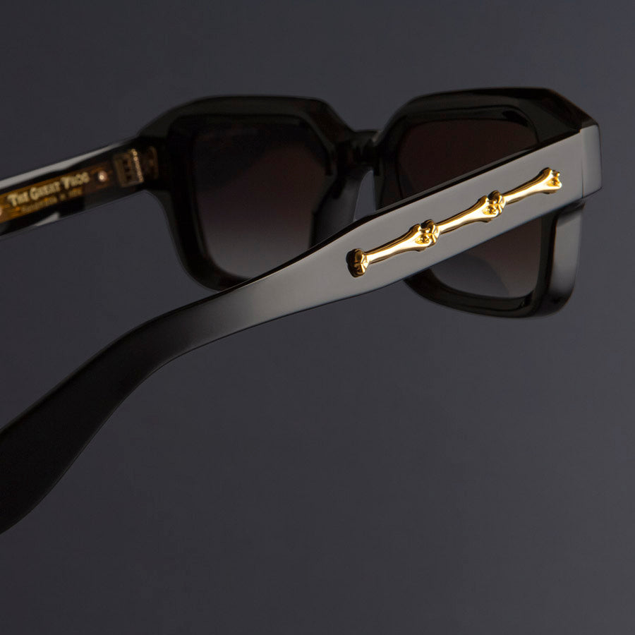 The Great Frog Frog Bones Link Rectangle Sunglasses | Cutler and Gross