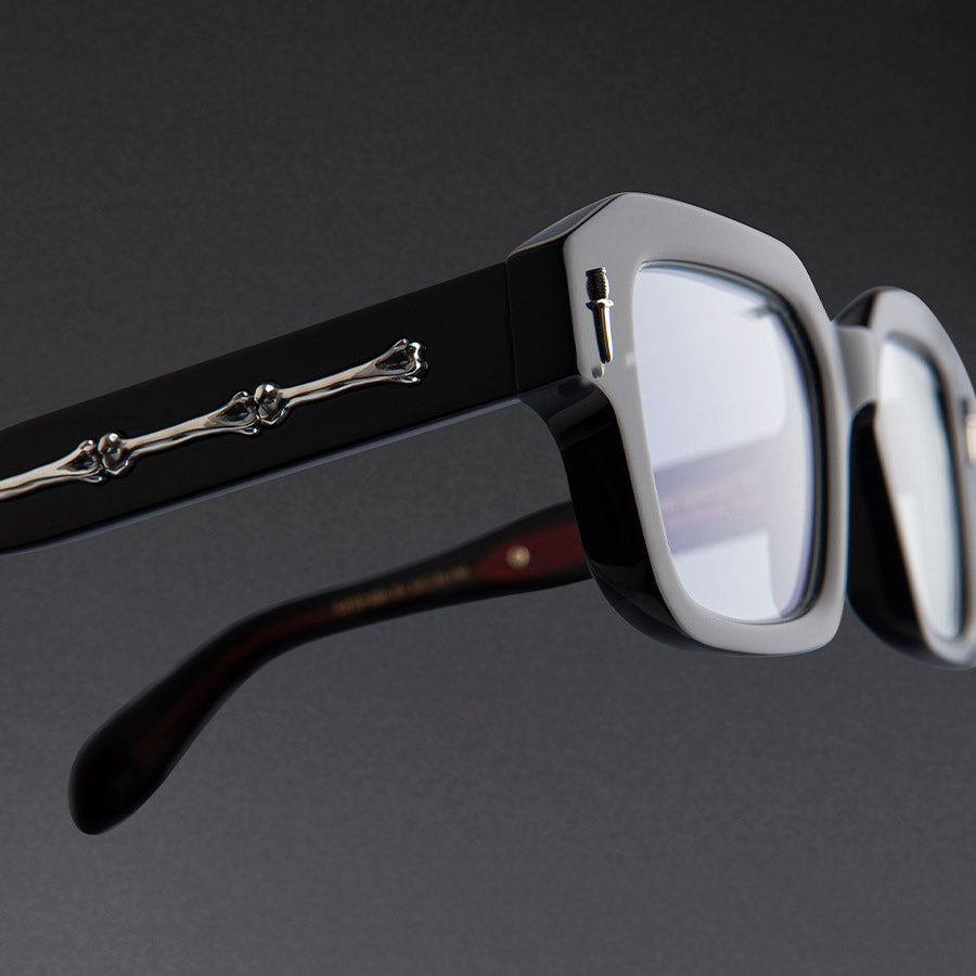The Great Frog Frog Bones Link Square Optical Glasses| Cutler and