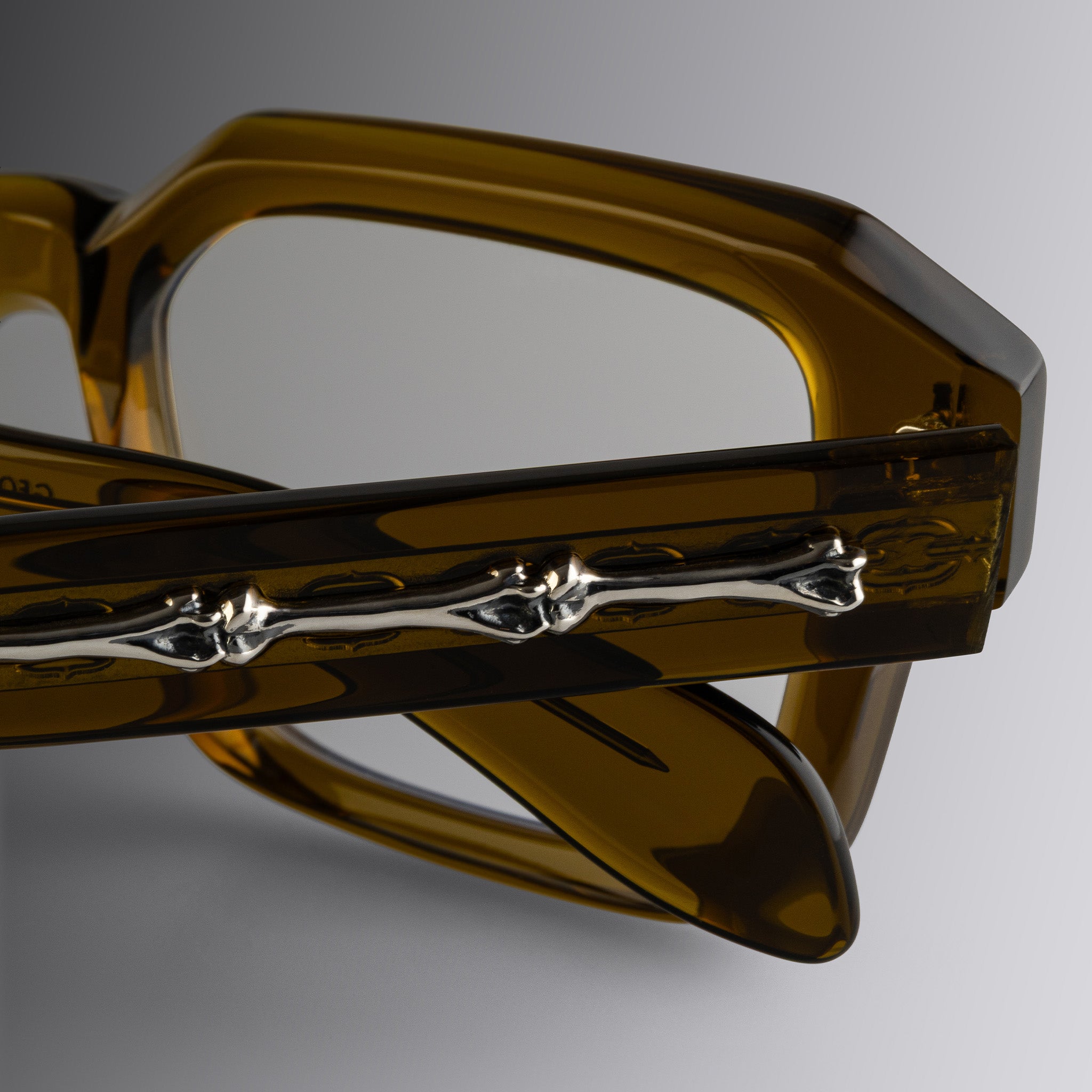 The Great Frog Frog Bones Link Square Optical Glasses| Cutler and