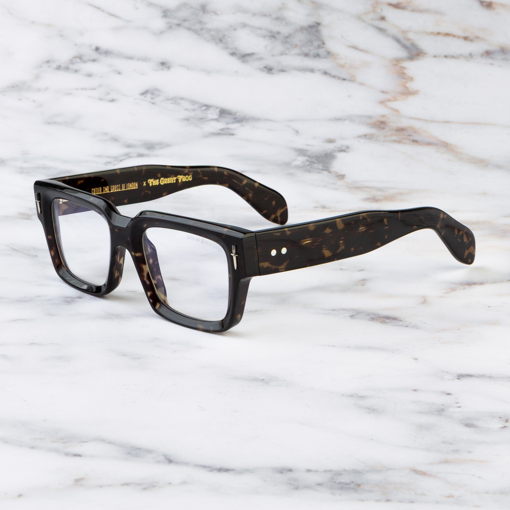 (約50%OFF)LGB スカル柄 スケルトン タンクトップ Cutler and Gross - The Great Frog Bones Link Sunglasses | Specs