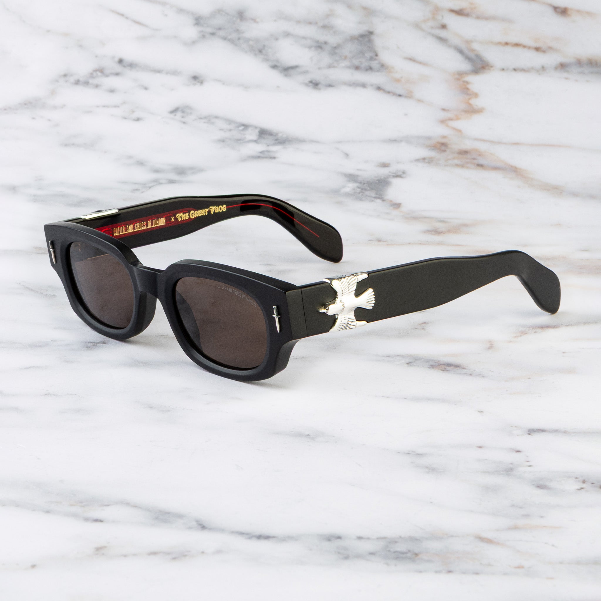The Great Frog Soaring Eagle Rectangle Sunglasses | Cutler and Gross The Great Frog Soaring Eagle Rectangle Sunglasses | Cutler and Gross