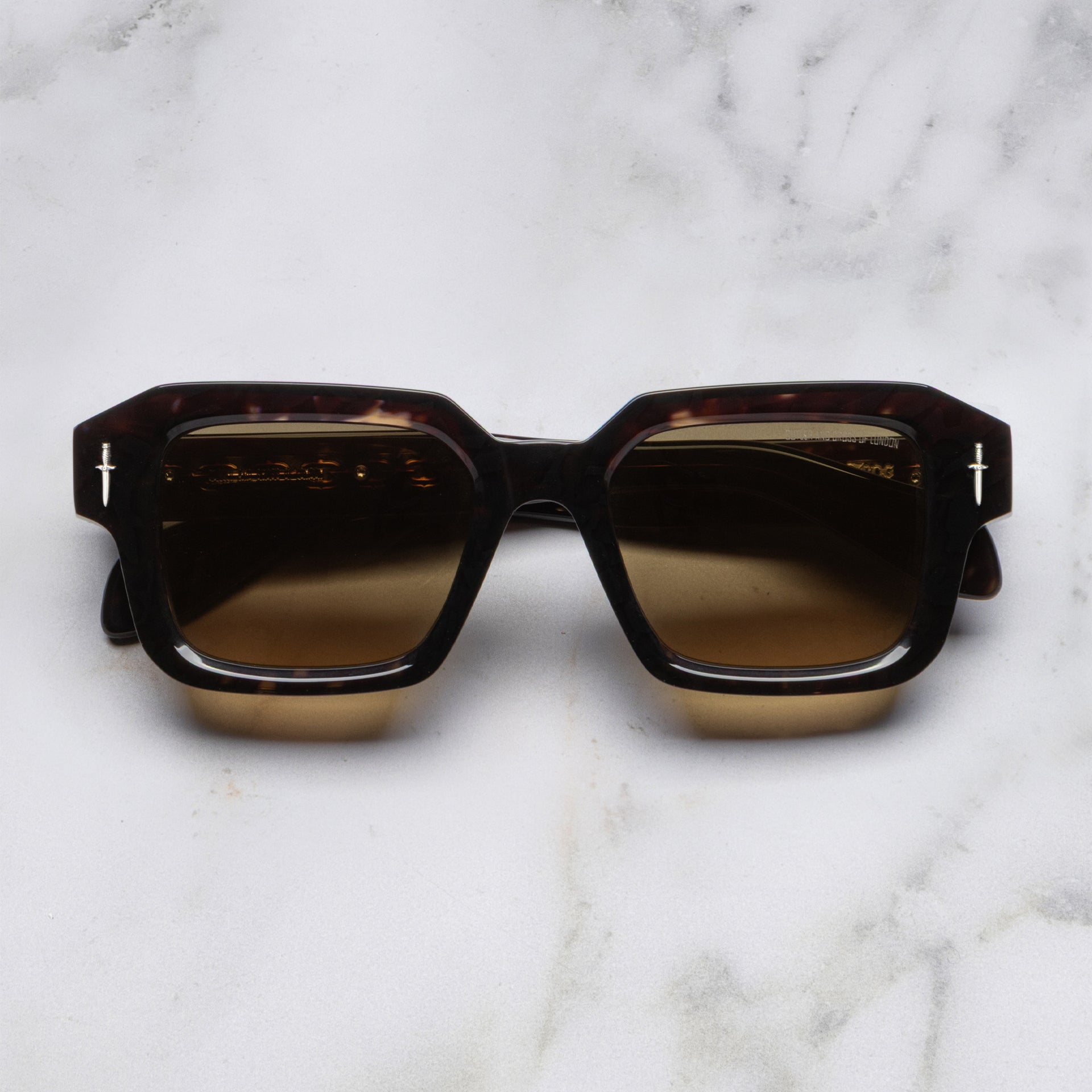 Great Frog Bones Link Rectangle Sunglasses