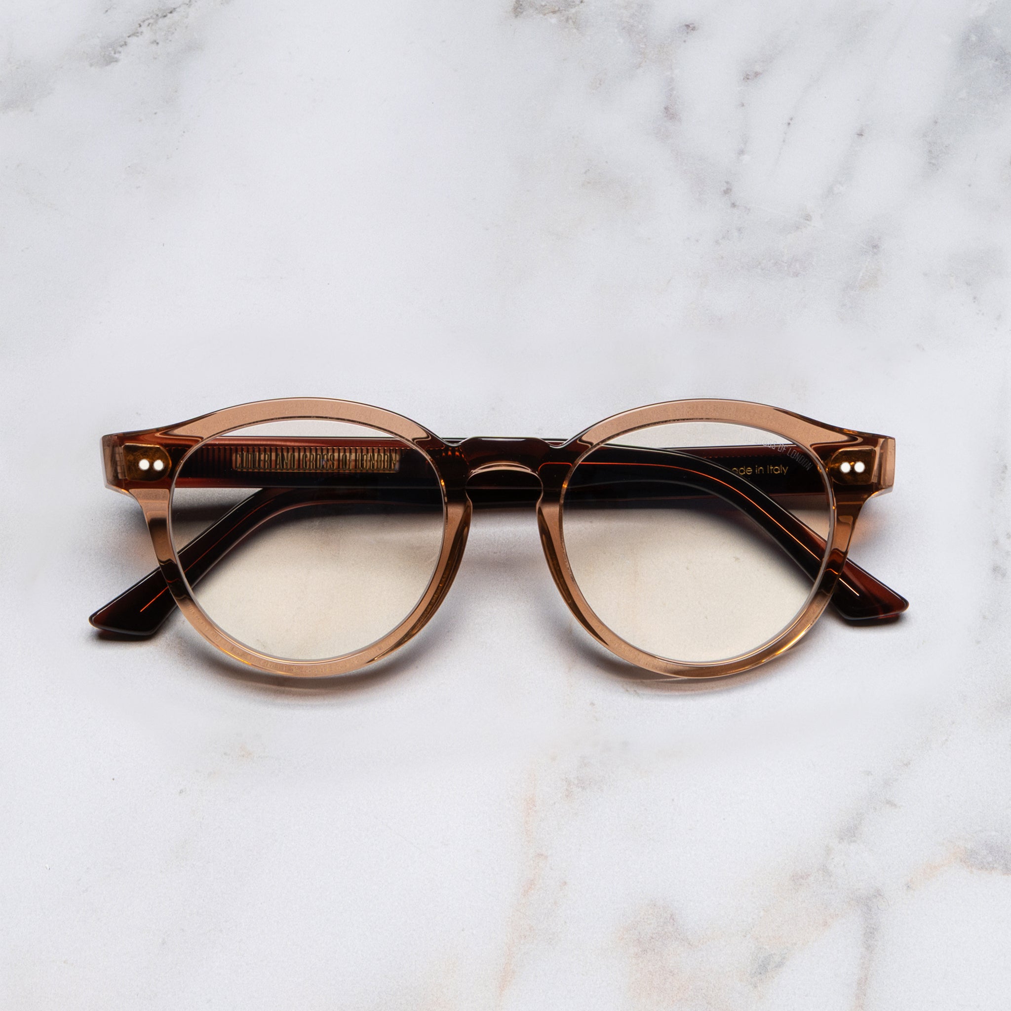 CUTLER AND GROSS オーバルサングラス ブラウン CUTLER AND GROSS / カトラーアンドグロス 9378 03