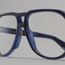 An 360 video of the 9782 Aviator Optical in Classic Navy Blue with arms open