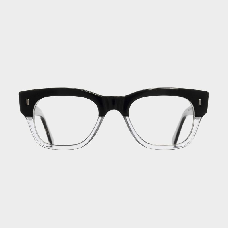 0772 Optical Square Glasses-Grad Black
