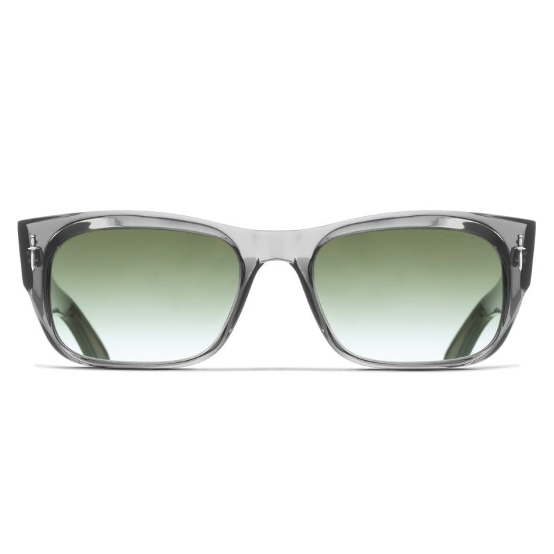 The Great Frog Dagger Square Sunglasses-Pewter Grey