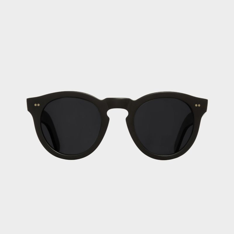 0734V2 Round Sunglasses (Small)-Matt Black