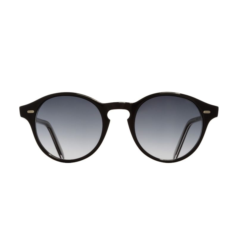 1233 Round Sunglasses-Black