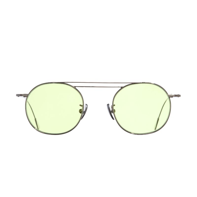 1268 Palladium Plated Round Sunglasses